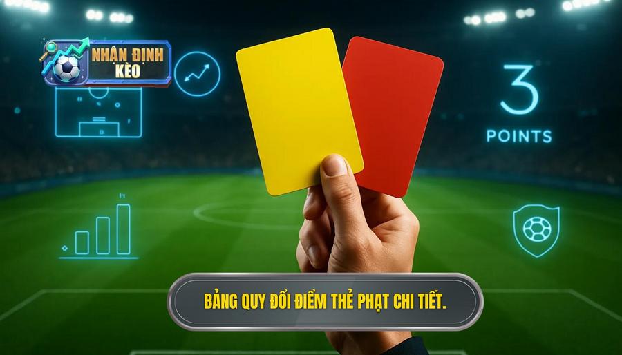 3. Bảng quy đổi điểm thẻ phạt chi tiết.