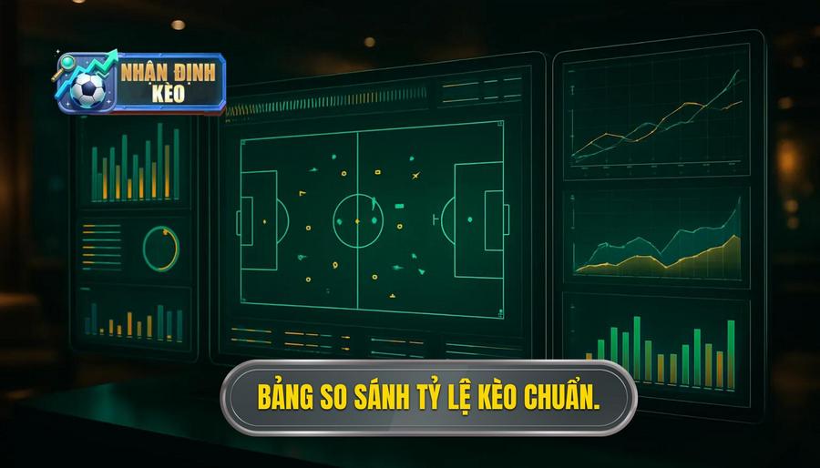 3. Bảng so sánh tỷ lệ kèo chuẩn.