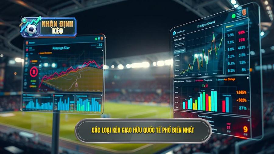 2. Các loại kèo giao hữu quốc tế phổ biến nhất
