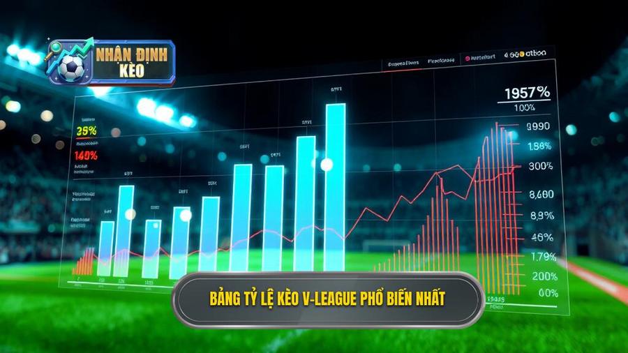 3. Bảng tỷ lệ kèo V-League phổ biến nhất