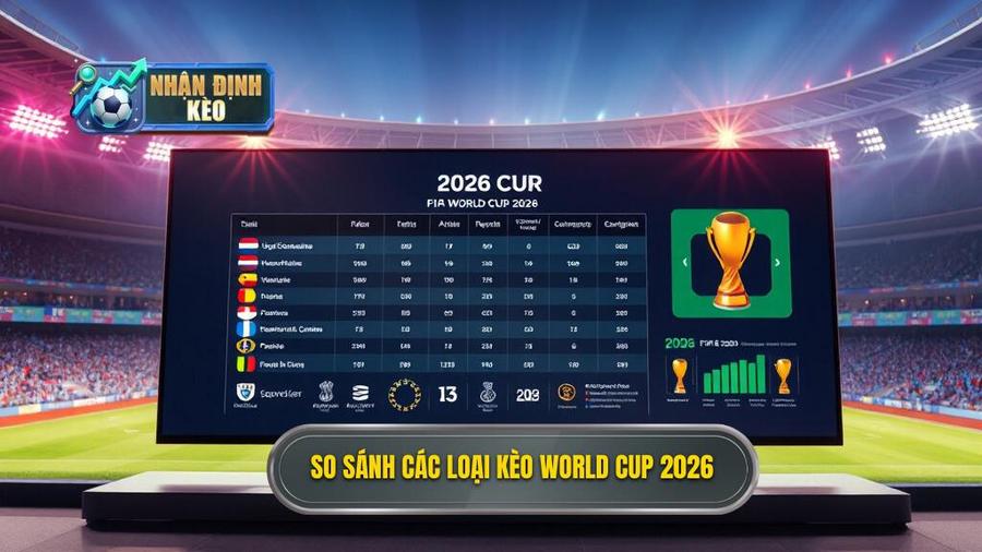 3. So sánh các loại kèo World Cup 2026