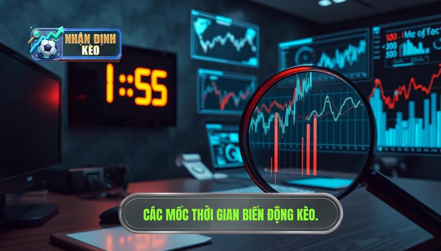Các mốc thời gian quan trọng khi nhận định biến động kèo