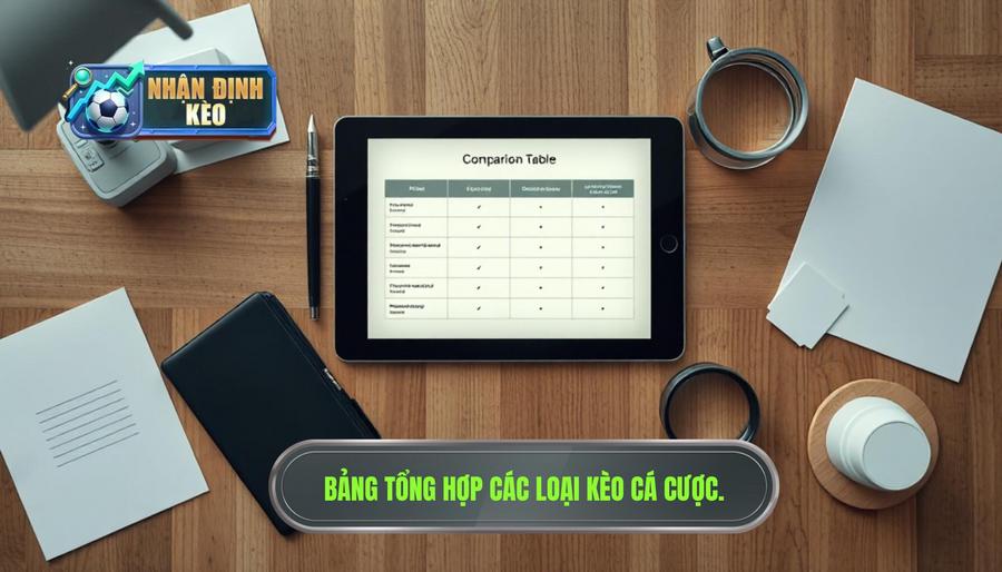Bảng tổng hợp các loại kèo phổ biến và cách tiếp cận