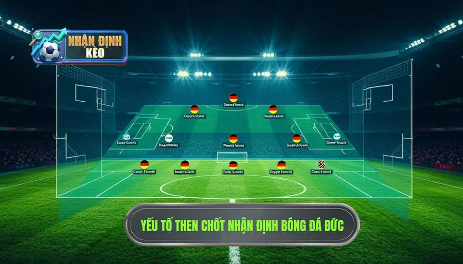 Các yếu tố then chốt khi nhận định bóng đá Đức